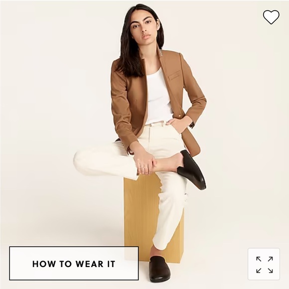 Jcrew regent blazer camel 2 petite - Picture 5 of 5